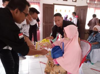 Ringan Beban Anak Yatim dan Orang Kurang Mampu, SMSI Tulangbawang Gelar Bhakti Sosial